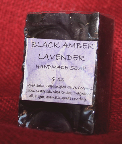 Black Amber Lavender Soap